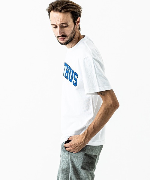 ACANTHUS(アカンサス)の「mt8109- College Logo Tee Tシャツ(Tシャツ/カットソー・メンズ・ブルー/チャコール/ホワイト/ブラック/ネイビー・L/M/S/XL)」の14枚目の写真