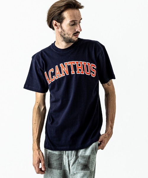 ACANTHUS(アカンサス)の「mt8109- College Logo Tee Tシャツ(Tシャツ/カットソー・メンズ・ブルー/チャコール/ホワイト/ブラック/ネイビー・L/M/S/XL)」の16枚目の写真