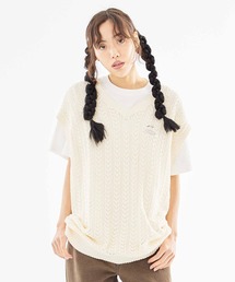 X-girl | CROCHET VEST(ベスト)