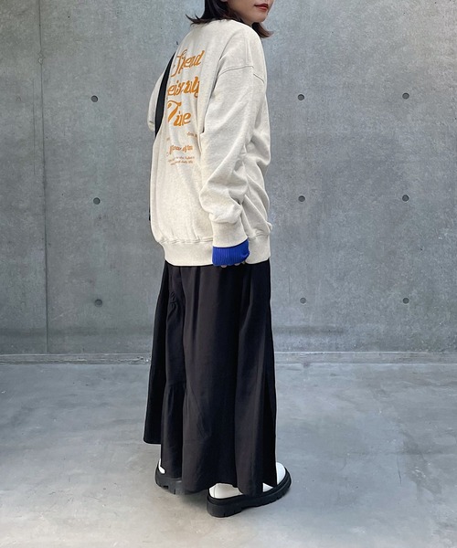 PAGEBOY(ページボーイ)の「カラーロゴBIGスウェット(スウェット・レディース・オートミール/オフホワイト/ブラック・FREE)」の10枚目の写真