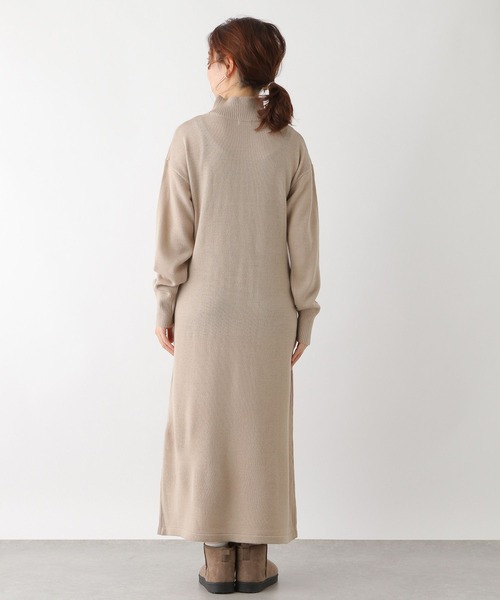 LEPSIM（レプシィム）の「【洗える】マタニティ／7ゲージニットベストSETワンピ―ス　173468（マタニティウェア/グッズ・レディース・ネイビー/ライトブルー/グレイッシュベージュ・FREE）」の18枚目の写真