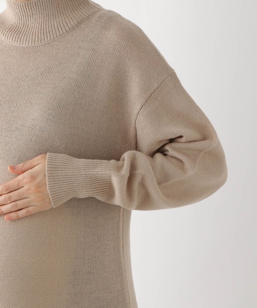 LEPSIM（レプシィム）の「【洗える】マタニティ／7ゲージニットベストSETワンピ―ス　173468（マタニティウェア/グッズ・レディース・ネイビー/ライトブルー/グレイッシュベージュ・FREE）」の22枚目の写真