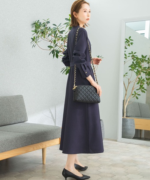 【美品】 ROSSO アーバンリサーチロッソ キーネックウエストタックワンピース 楽天市場】キーネックウエストタックカットワンピース／アーバン