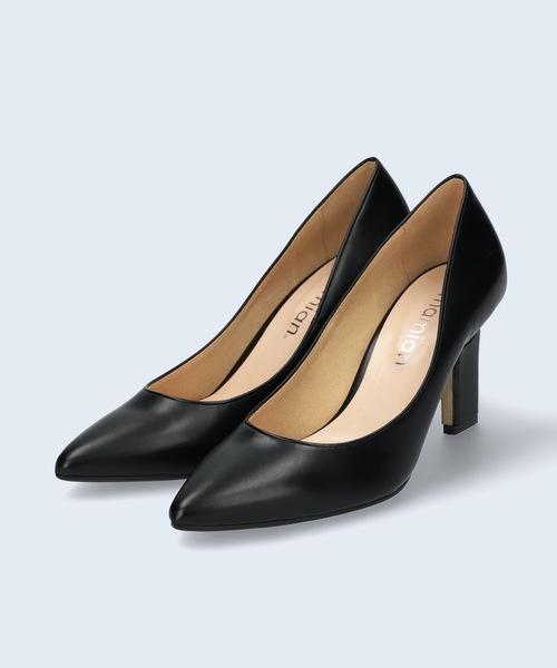 MAMIAN（マミアン）の「ポインテッドトゥ スリムヒール パンプス (8.0cmヒール)（パンプス・レディース・ライトイエロー/ブラック/アイボリー/グレイッシュベージュ/ライトブルー・23.5cm/24.0cm/24.5cm/22.5cm/22.0cm/23.0cm）」の17枚目の写真