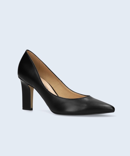 MAMIAN（マミアン）の「ポインテッドトゥ スリムヒール パンプス (8.0cmヒール)（パンプス・レディース・ライトイエロー/ブラック/アイボリー/グレイッシュベージュ/ライトブルー・23.5cm/24.0cm/24.5cm/22.5cm/22.0cm/23.0cm）」の16枚目の写真