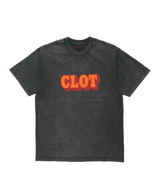 CLOT(クロット)の「CLOT SHADOW LOGO S/S TEE(Tシャツ/カットソー・メンズ・パープル系/ブラック系/グリーン系・XL/M)」の2枚目の写真