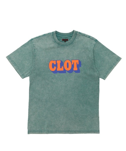 CLOT(クロット)の「CLOT SHADOW LOGO S/S TEE(Tシャツ/カットソー・メンズ・パープル系/ブラック系/グリーン系・XL/M)」の3枚目の写真