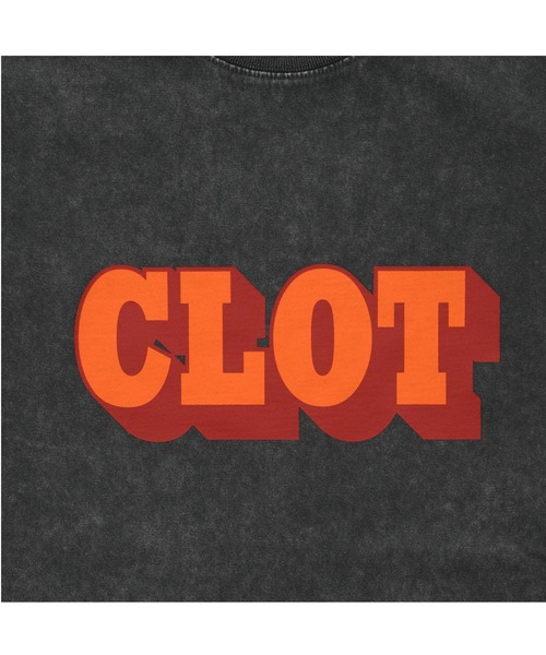 CLOT(クロット)の「CLOT SHADOW LOGO S/S TEE(Tシャツ/カットソー・メンズ・パープル系/ブラック系/グリーン系・XL/M)」の4枚目の写真
