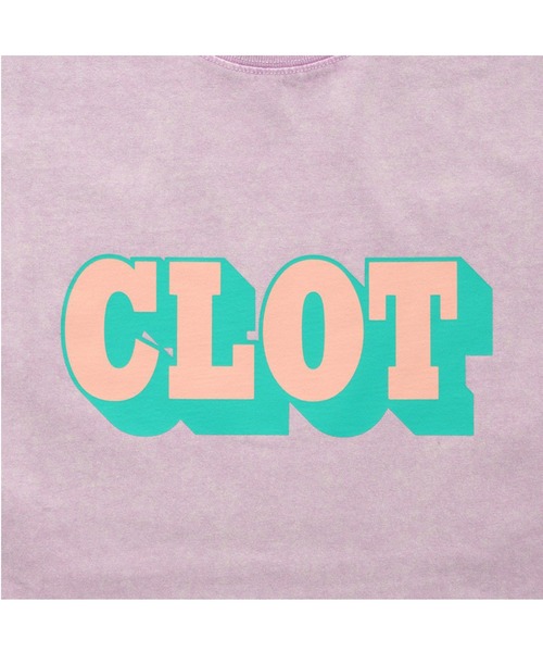 CLOT(クロット)の「CLOT SHADOW LOGO S/S TEE(Tシャツ/カットソー・メンズ・パープル系/ブラック系/グリーン系・XL/M)」の12枚目の写真