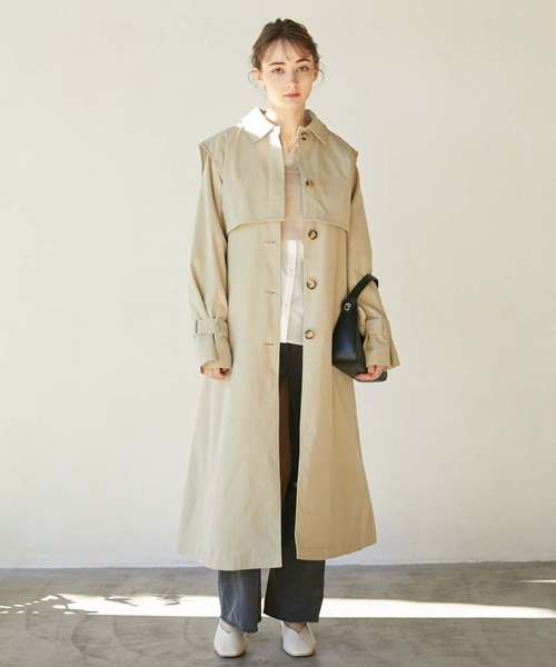 archives（アルシーヴ）の「ラメニットビスチェ×シャツＳＥＴ（シャツ/ブラウス・レディース・アイボリー/グレイッシュベージュ/ブラック・MEDIUM）」の4枚目の写真