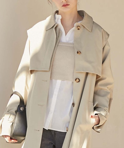 archives（アルシーヴ）の「ラメニットビスチェ×シャツＳＥＴ（シャツ/ブラウス・レディース・アイボリー/グレイッシュベージュ/ブラック・MEDIUM）」の12枚目の写真