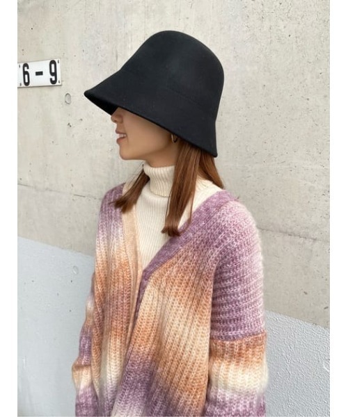 MOUSSY（マウジー）の「BELL ハット（ハット・レディース・ブラック/ベージュ・FREE）」の22枚目の写真