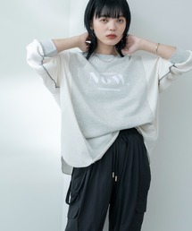 Eimee Law | 裏毛&ワッフル2WAYロゴトップス(Tシャツ/カットソー)