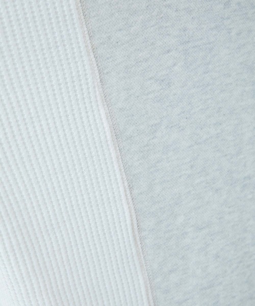 Eimee Law(エイミーロウ)の「裏毛&ワッフル2WAYロゴトップス(Tシャツ/カットソー・レディース・オフホワイト/ライトグレー/ネイビー・38)」の20枚目の写真