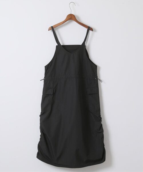 DOUBLE NAME(ダブルネーム)の「ミリタリーギャザーキャミスカート(ジャンパースカート・レディース・ブラック/カーキ/ベージュ・FREE)」の10枚目の写真