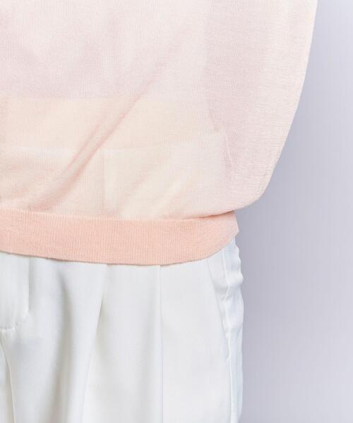 BEAUTY&YOUTH UNITED ARROWS(ビューティーアンドユースユナイテッドアローズ)の「【WEB限定】シアーVネックニット(ニット/セーター・レディース・ナチュラル/ブラック/ライトピンク・FREE)」の14枚目の写真