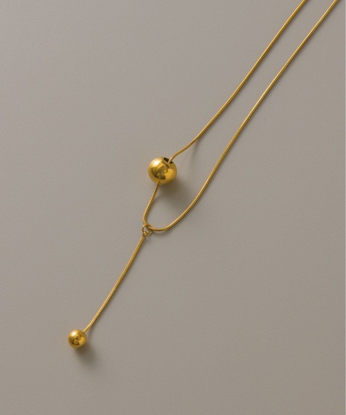 muku（ムク）の「金属アレルギー対応 ムーンペンダントネックレス/サージカルステンレス/316L（ネックレス・レディース・ゴールド/シルバー・45）」の4枚目の写真