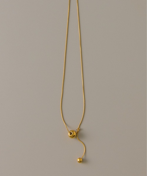 muku（ムク）の「金属アレルギー対応 ムーンペンダントネックレス/サージカルステンレス/316L（ネックレス・レディース・ゴールド/シルバー・45）」の3枚目の写真