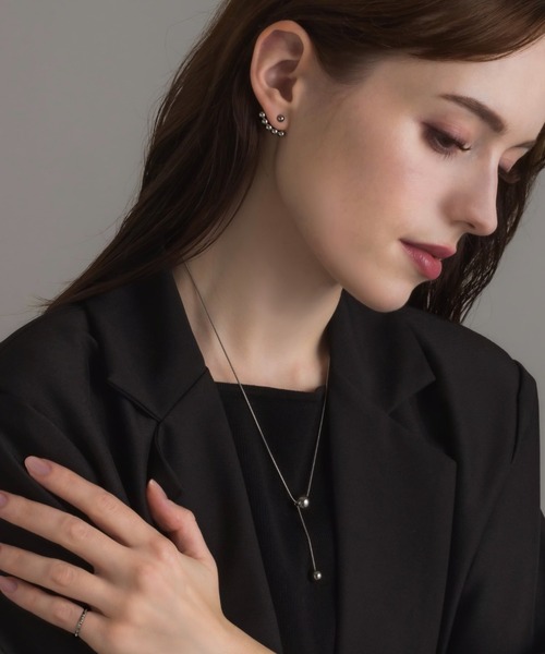 muku（ムク）の「金属アレルギー対応 ムーンペンダントネックレス/サージカルステンレス/316L（ネックレス・レディース・ゴールド/シルバー・45）」の18枚目の写真