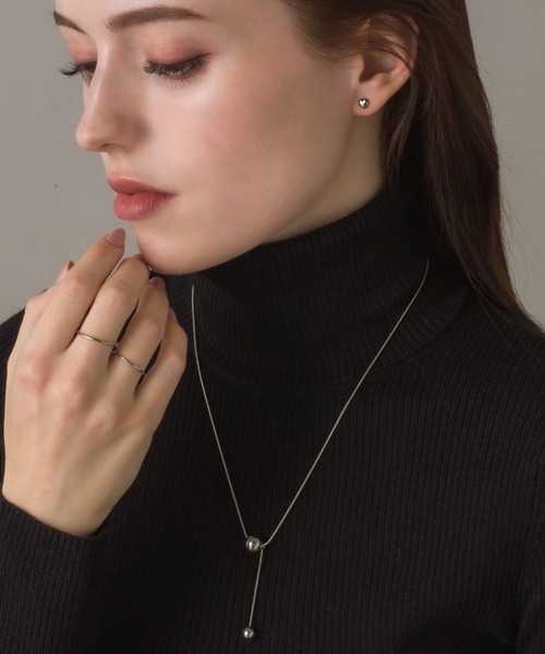 muku（ムク）の「金属アレルギー対応 ムーンペンダントネックレス/サージカルステンレス/316L（ネックレス・レディース・ゴールド/シルバー・45）」の20枚目の写真