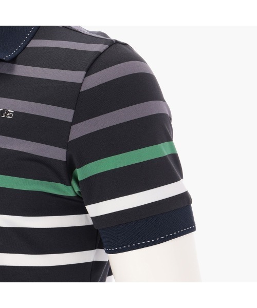 BRIEFING（ブリーフィング）の「【ブリーフィングゴルフ】MENS MARINE STRIPE POLO（ポロシャツ・メンズ・ネイビー/ブラック・L/M）」の17枚目の写真
