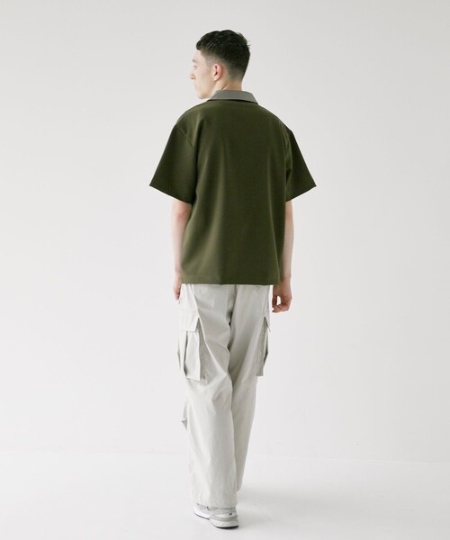 CITY TOKYO（シティトウキョウ）の「CRISPYハイブリッドポロシャツ（ポロシャツ・メンズ・ホワイト/ダークグレー/ブラック・1/2）」の15枚目の写真