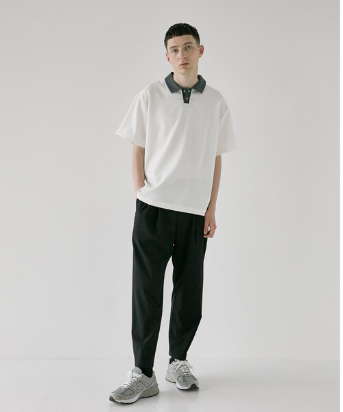 CITY TOKYO（シティトウキョウ）の「CRISPYハイブリッドポロシャツ（ポロシャツ・メンズ・ホワイト/ダークグレー/ブラック・1/2）」の22枚目の写真