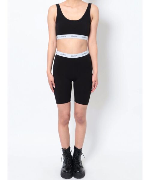 jouetie（ジュエティ）の「ロゴジャカードバイカーパンツ（その他パンツ・レディース・ブラック/ベージュ/ピンク/ブルー・MEDIUM）」の13枚目の写真