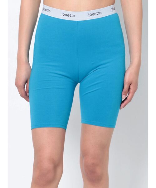 jouetie（ジュエティ）の「ロゴジャカードバイカーパンツ（その他パンツ・レディース・ブラック/ベージュ/ピンク/ブルー・MEDIUM）」の6枚目の写真