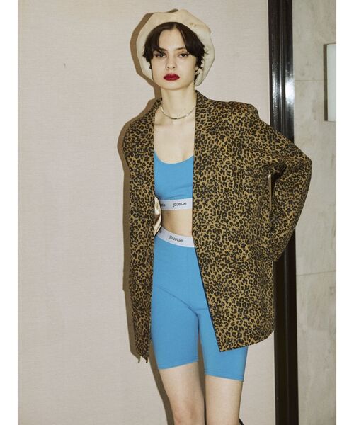 jouetie（ジュエティ）の「ロゴジャカードバイカーパンツ（その他パンツ・レディース・ブラック/ベージュ/ピンク/ブルー・MEDIUM）」の15枚目の写真