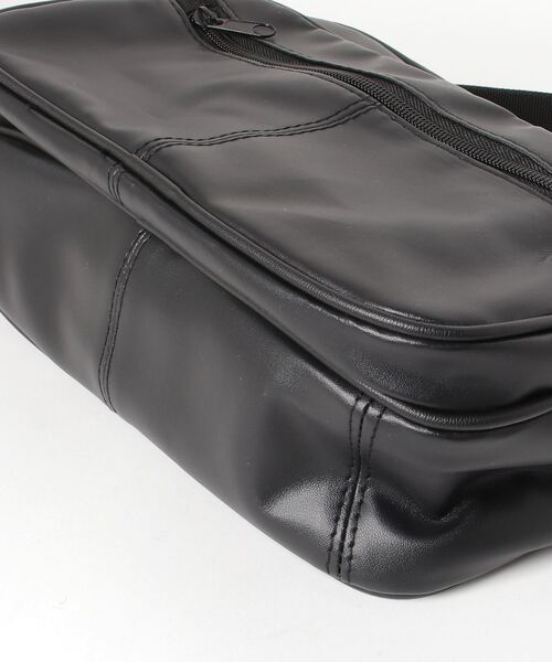 ブラックレザー ショルダーバッグ セール】【SETUP7】PUレザーショルダーバッグ 0408 MKS（ショルダー