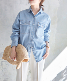 SLOBE IENA（スローブイエナ）の「【Healthy DENIM/ヘルシーデニム】 ビッグシャツ（シャツ/ブラウス・レディース）」