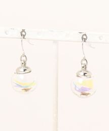 【MUURABBTI】カラフルフィルムと星のガラスドームピアス(MA)