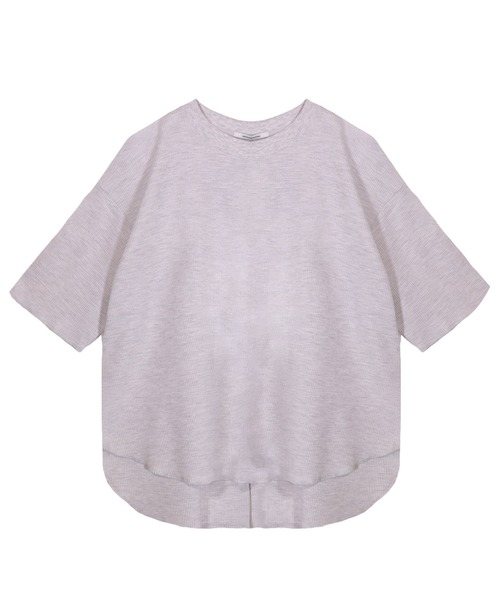 UNDERWRAPS(アンダーラップス)の「ワッフルバックスリットT(M3)(Tシャツ/カットソー・レディース・ブラック/ホワイト/グリーン/ベージュ/オートミール・MEDIUM/LARGE)」の5枚目の写真