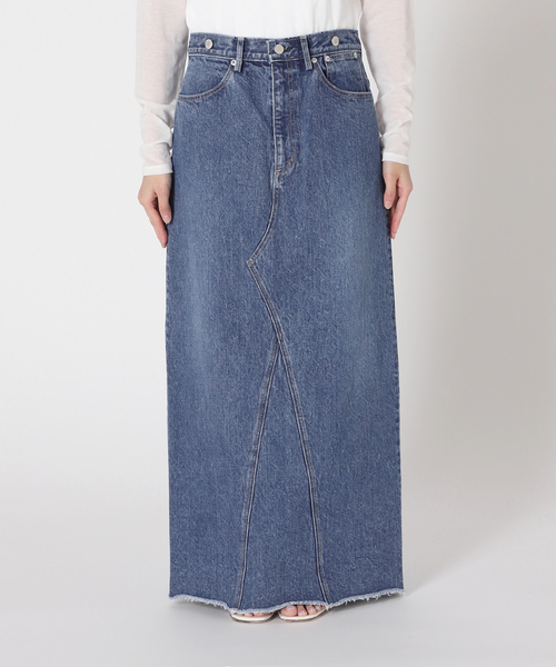 ジェーンスミス　デニムロングスカート セール】【JANE SMITH/ジェーンスミス】 13.4OZ DENIM ロング