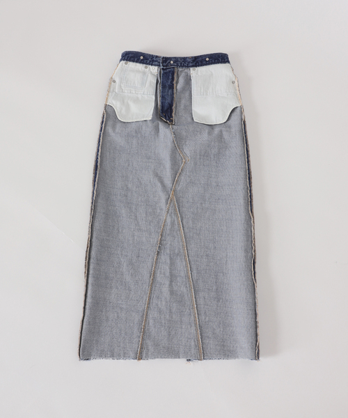 plage（プラージュ）の「【JANE SMITH/ジェーンスミス】 13.4OZ DENIM ロングスカート（デニムスカート・レディース・ネイビー・36/38）」の21枚目の写真