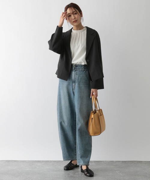 グローバルワークMATINEE LINEお手入れらくらくセットアップwジャケット セール】MATINEE LINE/お手入れらくらくSET UPWジャケット