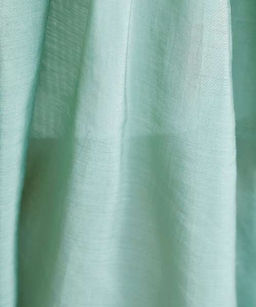 CHIC STYLE（シックスタイル）の「＜大きいサイズ＞ゴムシャーリングブラウス シックスタイル（シャツ/ブラウス・レディース・グリーン系/ピンク系・L/LL/3L/4L/5L）」の12枚目の写真