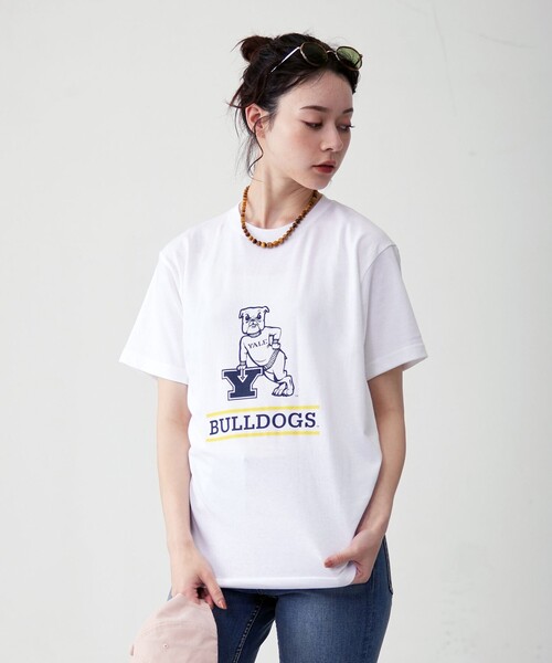 極美品★フレームワーク YALE/BIG-TEEスウェット ホワイト YALE/BIG-TEEスウェット フレームワーク 新品未使用 ホワイト F