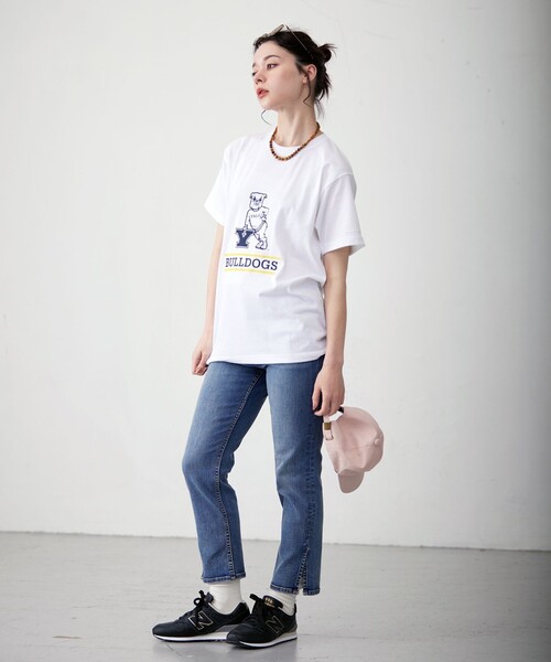 J.PRESS YORK STREET(ジェイプレスヨークストリート)の「【UNISEX】YALE × J.PRESS YORK STREET コラボTシャツ(Tシャツ/カットソー・メンズ・ベージュ系/ネイビー系/ライトグレー系/ホワイト系・SMALL/MEDIUM/LARGE)」の13枚目の写真