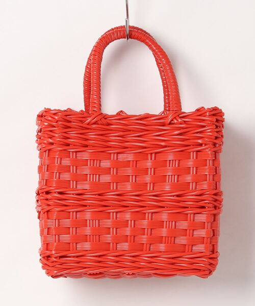 maison vert（メゾンヴェール）の「【再生ポリエチレン使用】チューブかごバッグ（トートバッグ・レディース・レッド/ホワイト/ブラック/グリーン・FREE）」の17枚目の写真