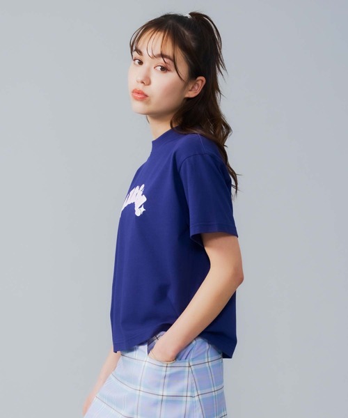 MILKFED.（ミルクフェド）の「BOUQUET SS TOP（Tシャツ/カットソー・レディース・ホワイト/ネイビー/ライトグリーン・ONE SIZE）」の6枚目の写真