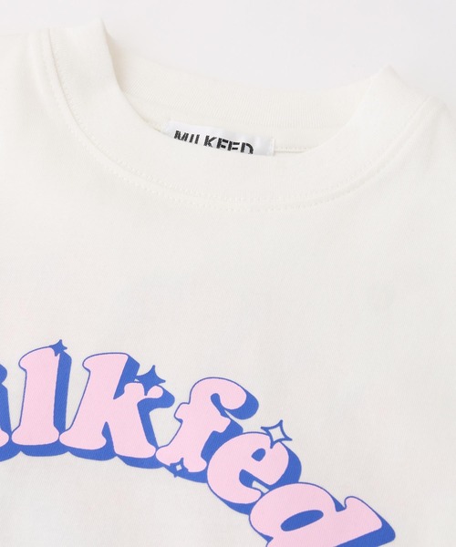 MILKFED.（ミルクフェド）の「BOUQUET SS TOP（Tシャツ/カットソー・レディース・ホワイト/ネイビー/ライトグリーン・ONE SIZE）」の5枚目の写真