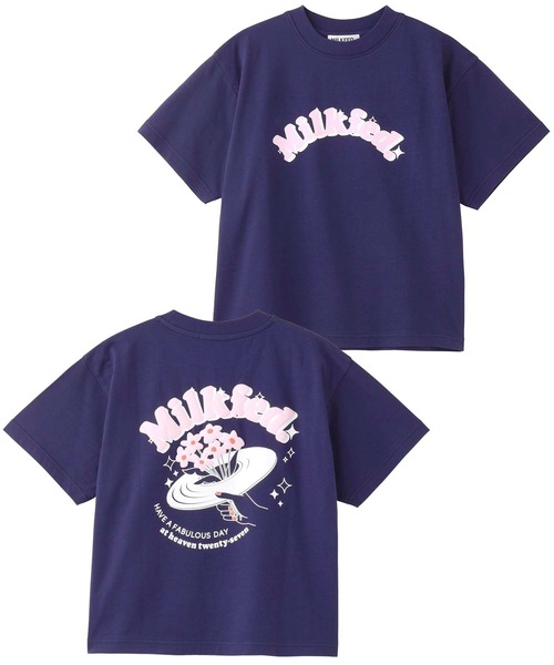 MILKFED.（ミルクフェド）の「BOUQUET SS TOP（Tシャツ/カットソー・レディース・ホワイト/ネイビー/ライトグリーン・ONE SIZE）」の15枚目の写真