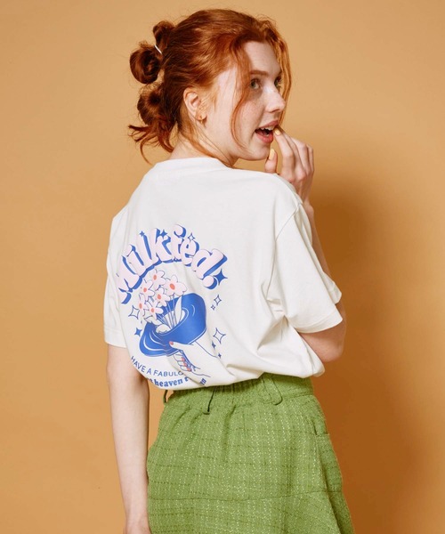 MILKFED.（ミルクフェド）の「BOUQUET SS TOP（Tシャツ/カットソー・レディース・ホワイト/ネイビー/ライトグリーン・ONE SIZE）」の22枚目の写真