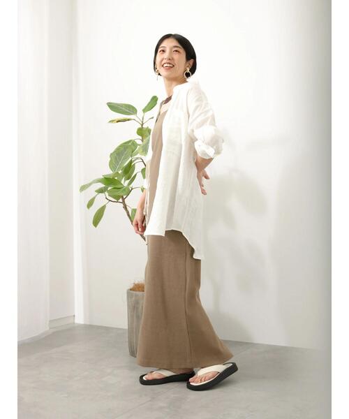 Lugnoncure(ルノンキュール)の「テレコキャミワンピース(ワンピース・レディース・ブラック/グレー/モカ・フリ-)」の18枚目の写真