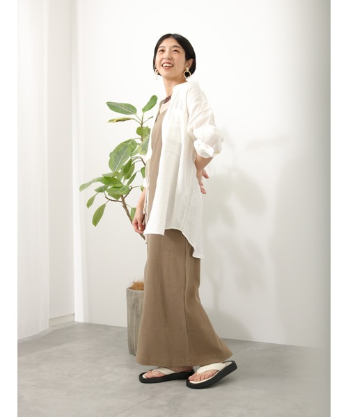 Lugnoncure(ルノンキュール)の「テレコキャミワンピース(ワンピース・レディース・ブラック/グレー/モカ・フリ-)」の1枚目の写真