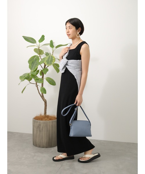 Lugnoncure(ルノンキュール)の「テレコキャミワンピース(ワンピース・レディース・ブラック/グレー/モカ・フリ-)」の8枚目の写真