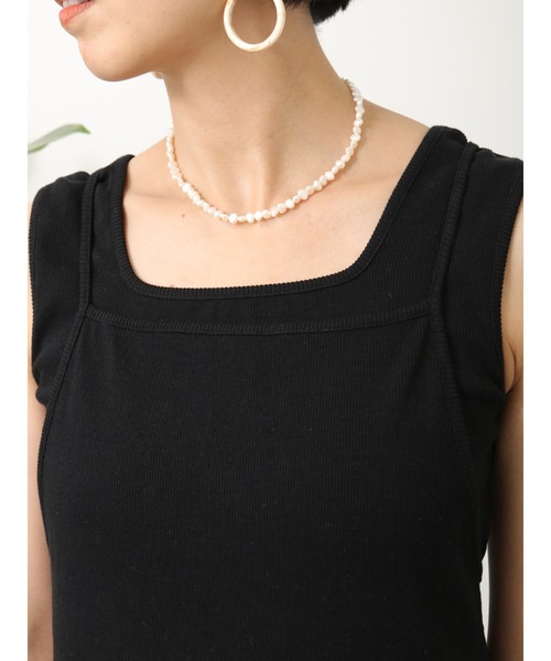 Lugnoncure(ルノンキュール)の「テレコキャミワンピース(ワンピース・レディース・ブラック/グレー/モカ・フリ-)」の13枚目の写真