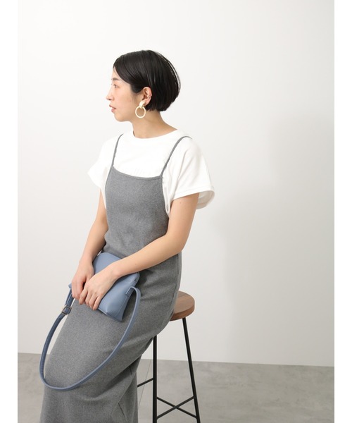 Lugnoncure(ルノンキュール)の「テレコキャミワンピース(ワンピース・レディース・ブラック/グレー/モカ・フリ-)」の16枚目の写真